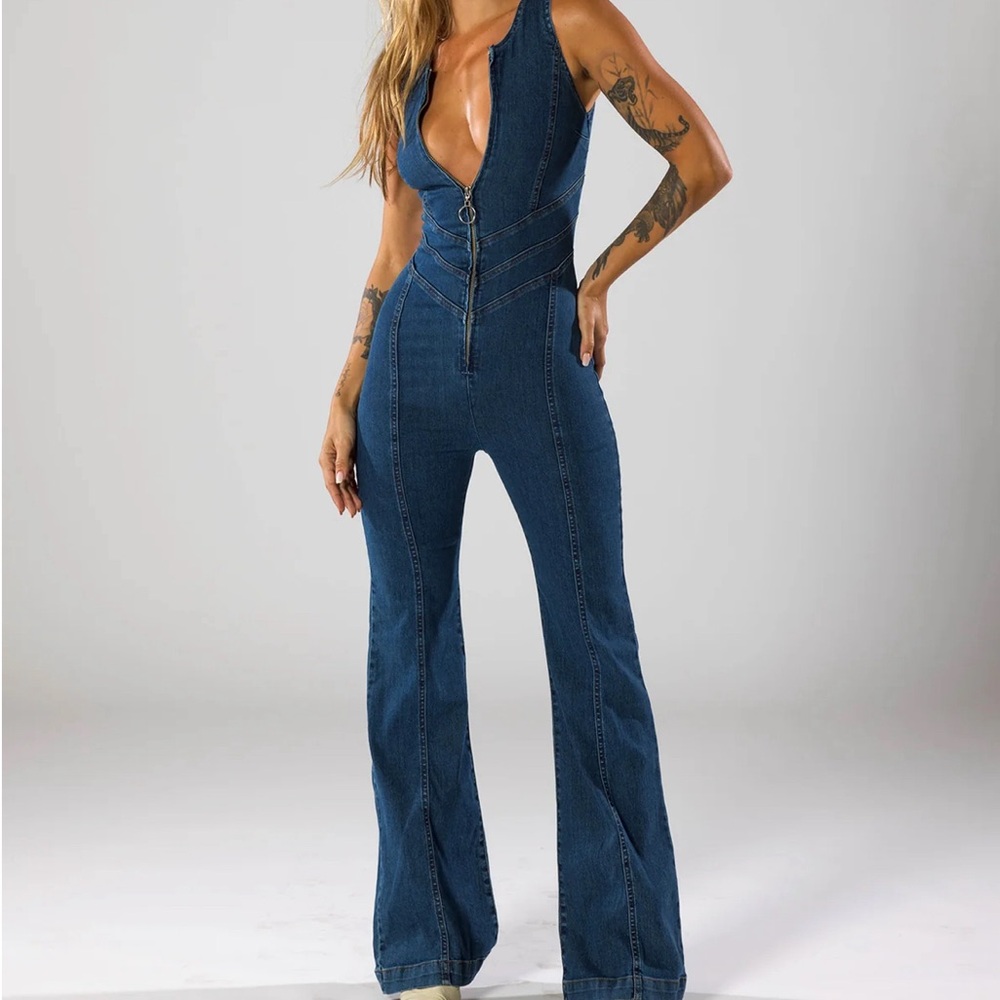 Revice Denim Jumpsuit Size Small